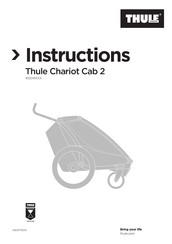 Thule Chariot Cab 2 Bedienungsanleitung