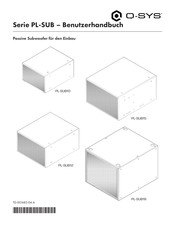 Q-SYS PL-SUB18 Benutzerhandbuch