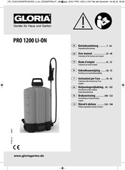 Gloria 000067.0000 Betriebsanleitung