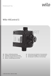 Wilo HiControl 1 Einbau- Und Betriebsanleitung