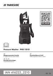 Parkside 416222 2210 Originalbetriebsanleitung