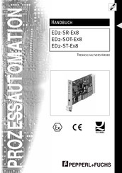Pepperl+Fuchs ED2-SOT-EX8 Handbuch