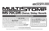 Zoom MULTISTOMP MS-70CDR Bedienungsanleitung