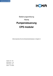 Homa CPS Bedienungsanleitung