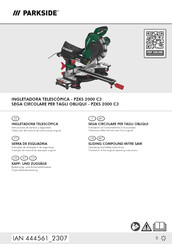 Parkside PZKS 2000 C3 Bedienungs- Und Sicherheitshinweise Originalbetriebsanleitung