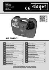 Scheppach AIR FORCE 2 Originalbetriebsanleitung