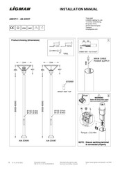 Ligman ANESTI 1 - AN-20597 Installationshandbuch