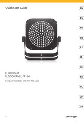 Behringer EUROLIGHT FP150 Bedienungsanleitung