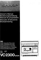 Sharp VC-2300N Bedienungsanleitung