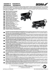 DEDRA DED9953A Bedienungsanleitung Mit Garantiekarte