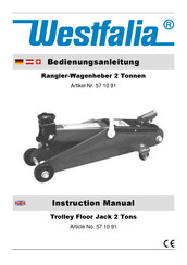 Westfalia 57 10 91 Bedienungsanleitung