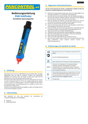 Pancontrol PAN Voltfinder Bedienungsanleitung