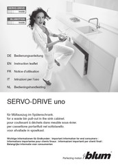 blum SERVO-DRIVE uno Bedienungsanleitung