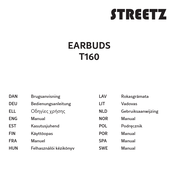 Streetz T160-BLK Bedienungsanleitung