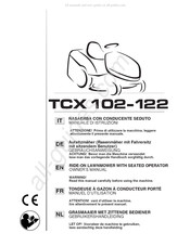 Stiga TCX 102 Gebrauchsanweisung