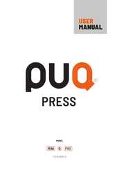 Puqpress Mini Bedienungsanleitung