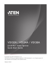 ATEN VS138A Schnellstartanleitung