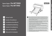 Epson Stylus Pro WT7910 Installationshandbuch
