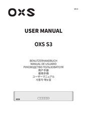 OXS S3 Benutzerhandbuch