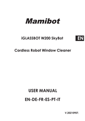 mamibot iGLASSBOT W200 SkyBot Bedienerhandbuch