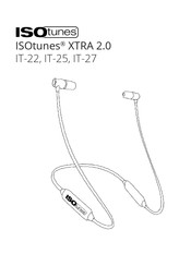 Isotunes XTRA 2.0 Bedienungsanleitung