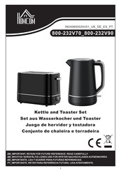 HOMCOM 800-232V70 Bedienungsanleitung