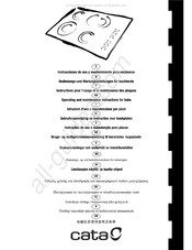 Cata T 604 Bedienungs- Und Wartungsanleitung
