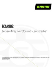 Shure MXA902 Bedienungsanleitung