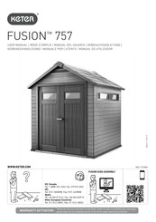 Keter FUSION 757 Gebrauchsanleitung