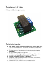 CP Electronics 16 A Aufbau- Und Bedienungsanleitung