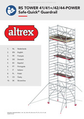 Altrex RS TOWER 41+ Bedienungsanleitung