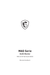 Msi MAG 321UP QD-OLED Benutzerhandbuch
