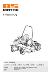 AS MOTOR AS 1040 YAK 4WD Betriebsanleitung