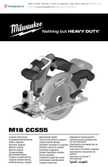 Milwaukee M18 CCS55 Originalbetriebsanleitung