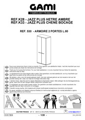 Gautier Gami JAZZ PLUS HETRE AMBRE K28 Bedienungsanleitung