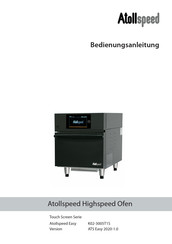 Atollspeed Touch Screen Serie Bedienungsanleitung