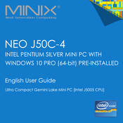 Minix NEO J50C-4 Kurzanleitung