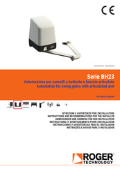 Roger Technology BH23/282 Anweisungen Und Hinweise Für Den Installateur