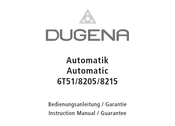 Dugena 8215 Bedienungsanleitung, Garantie