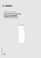 Bosch CS5000DW 100 W Installations- Und Bedienungsanleitung