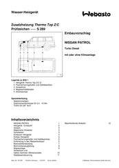 Webasto Thermo Top Z Einbauvorschlag