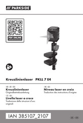 Parkside PKLL 7 E4 Originalbetriebsanleitung