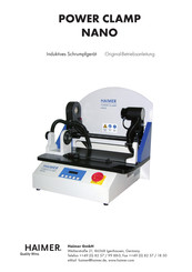 HAIMER POWER CLAMP NANO Originalbetriebsanleitung
