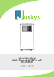 Juskys 51172 Bedienungsanleitung