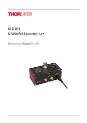 THORLABS KLD101 Benutzerhandbuch