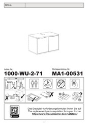 Mäusbacher 1000-WU-2-71 Bedienungsanleitung