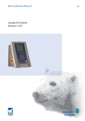 Johnson Controls Unisab III Control Betriebshandbuch
