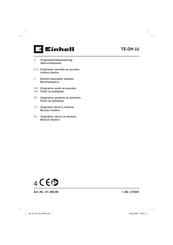 EINHELL 41.390.99 Originalbetriebsanleitung