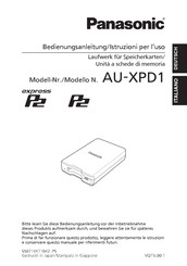 Panasonic AU-XPD1 Bedienungsanleitung