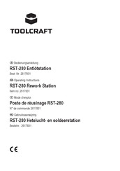 Toolcraft RST-280 Bedienungsanleitung
